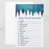 Winter Forest Baby Wortspiel (Vorne/Hinten)
