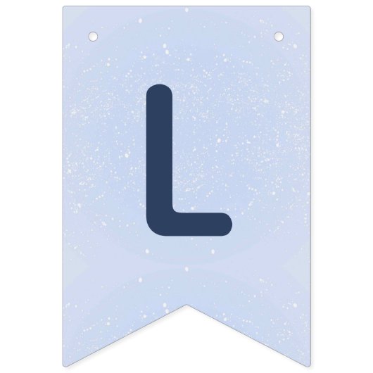 Winter Forest Birthday Banner (Zweite Fahne)