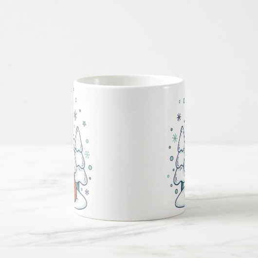Winter Forest Ceramic Mug (11oz) Kaffeetasse (Mittel)