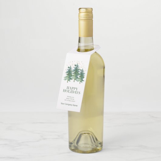 Winter Forest Company Flaschenanhänger (Angewinkelt)