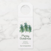 Winter Forest Company Flaschenanhänger (Rückseite)