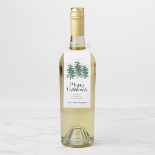 Winter Forest Company Flaschenanhänger (Auf Flasche)