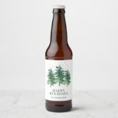 Winter Forest Company Holiday Beer Flasche Etikett (Vorderseite)