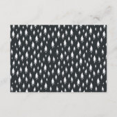 Winter Forest Empfang Card Begleitkarte (Rückseite)