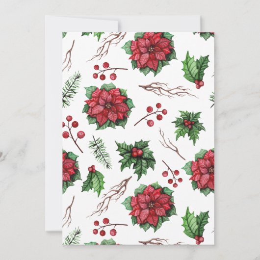 Winter Forest Fairy Birthday Einladung (Rückseite)