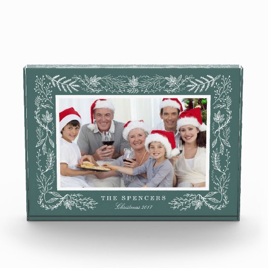 Winter Forest | Framed Holiday Fotoblock (Vorderseite)