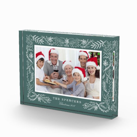 Winter Forest | Framed Holiday Fotoblock (Rechts)