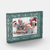 Winter Forest | Framed Holiday Fotoblock (Links)