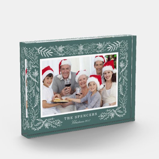 Winter Forest | Framed Holiday Fotoblock (Links)