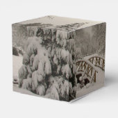 Winter Forest Geschenkboxen Personalisiert Holiday Geschenkschachtel (Rückseite)