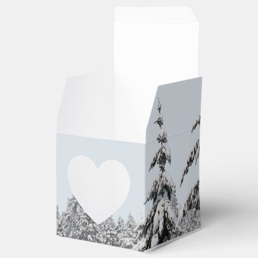 Winter Forest Geschenkboxen Personalisiert Holiday Geschenkschachtel (Geöffnet)