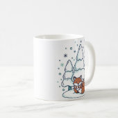 Winter Forest Keramikbecher (330ml) Kaffeetasse (VorderseiteRechts)