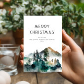 Winter Forest Name Frohe Weihnachten