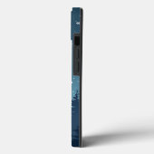 Winter Forest Night iPhone Case (Rückseite / Links)