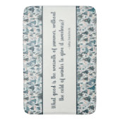 Winter Forest Serenity Badematte (Vorderseite Vertikal)