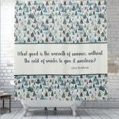 Winter Forest Serenity Duschvorhang