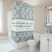 Winter Forest Serenity Duschvorhang (Beispiel)