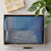 Winter Forest Trees Snow Blue Sky Nature Seidenpapier (Geschenk)