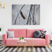 Winter Foto Canvas Print Leinwanddruck (Insitu (Wohnzimmer))