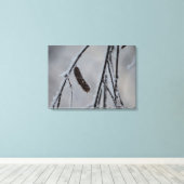 Winter Foto Canvas Print Leinwanddruck (Insitu (Holzboden))