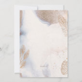 Winter Foto Geburtstagsparty Einladungen (Rückseite)