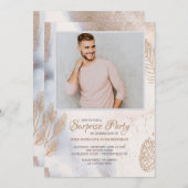 Winter Foto Geburtstagsparty Einladungen (Vorne/Hinten)