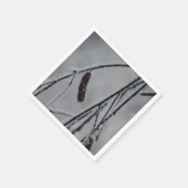 Winter Foto Paper Napkins Serviette (Ecke)