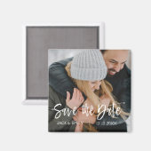 Winter-Foto Speichern Sie das Datumsfenster Magnet (Vorderseite/Rückseite)