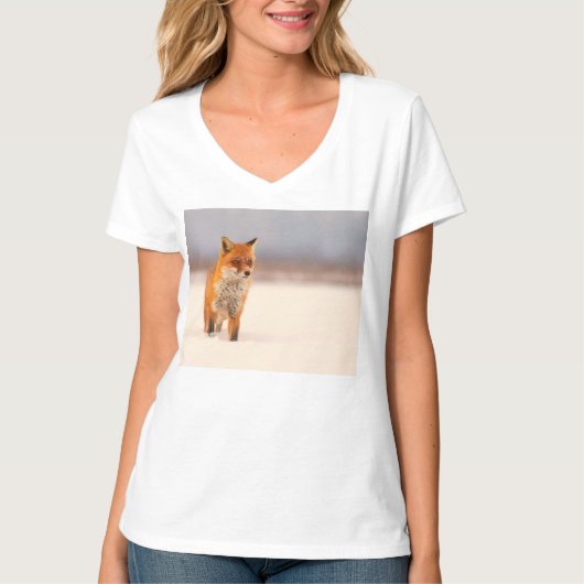 Winter Fox 11 T-Shirt (Vorderseite)