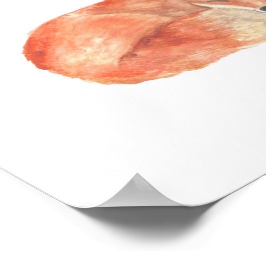 Winter Fox 1 Poster (Ecke)