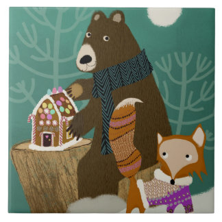 Winter Fox and Bär Keramik Küche Tile Fliese