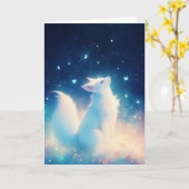 Winter Fox Arctic Whisky Karte (Gelbe Blume)