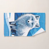 Winter Fox Art Badhandtuch Set (Handtuch)