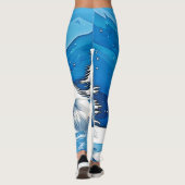 Winter Fox Art Leggings (Rückseite)