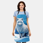 Winter Fox Art Schürze (Getragen)