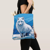 Winter Fox Art Tasche (Von Nahem)
