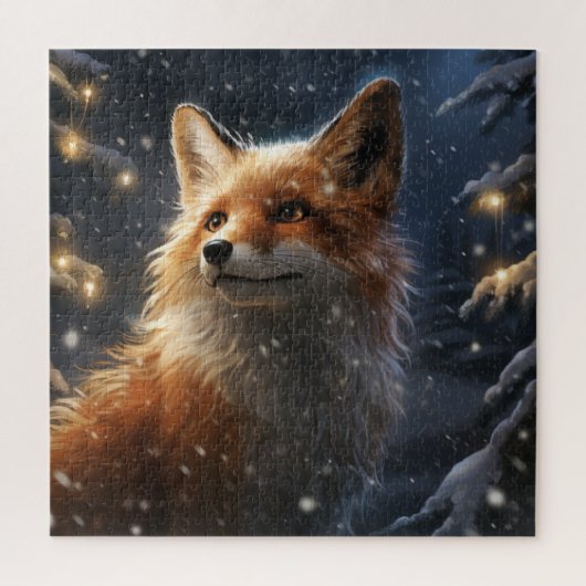 Winter Fox Jigsaw Puzzle (Vertikal)
