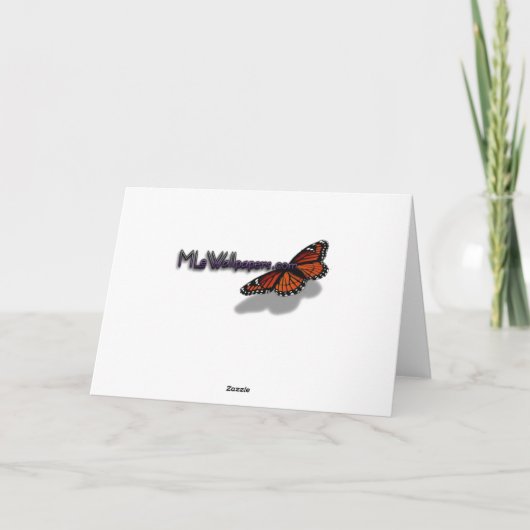 Winter Fox Karte (Rückseite)