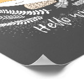 Winter Fox Kinderzimmer Poster (Ecke)