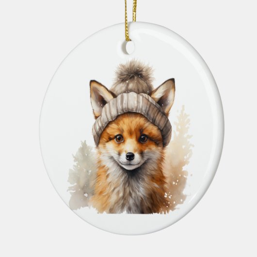 Winter Fox Ornament (Links)