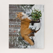 "Winter Fox" Puzzle (Vertikal)