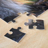 Winter Fox Quebec Kanada. Puzzle (Seite)