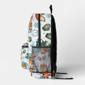Winter Fox Rucksack – Schnee-Fest süßes Muster (Rechts)