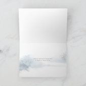 Winter Fox Script Liebe Familienname Weihnachten (Innenseite)