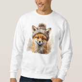 Winter Fox Sweater Sweatshirt (Vorderseite)