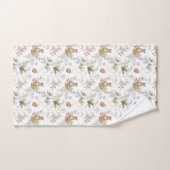 Winter Fox Wald Niedlich Bath Handtuch Set (Handtuch)