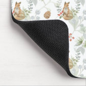 Winter Fox Wald Niedlich Mousepad (Ecke)