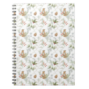 Winter Fox Wald Niedlich Notizblock