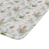 Winter Fox Wald Niedlich Schneidebrett (Ecke)