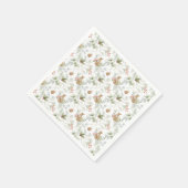 Winter Fox Wald Niedlich Serviette (Ecke)